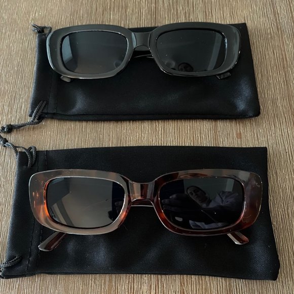Sunglasses - rectangle, tortoiseshell - Picture 2 of 3